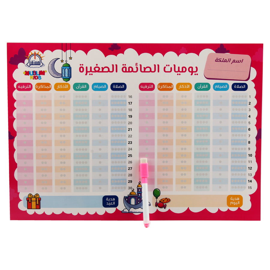 يوميات الصائمة الصغيرة - لوحة