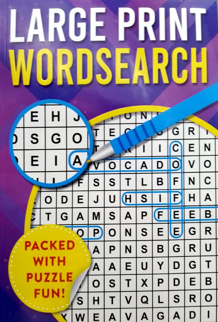 Large Print Words Search