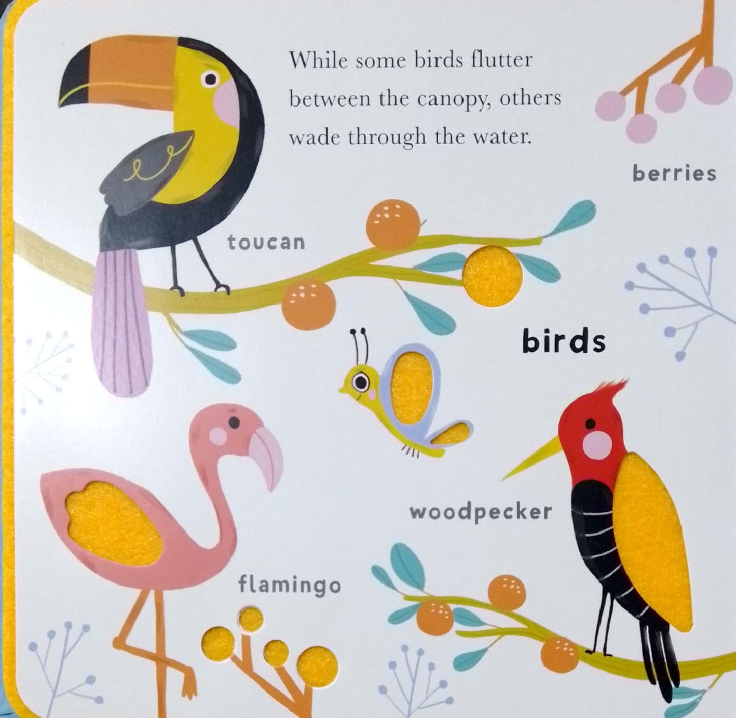 Soft to Touch Words: Wild Animals - Board Book