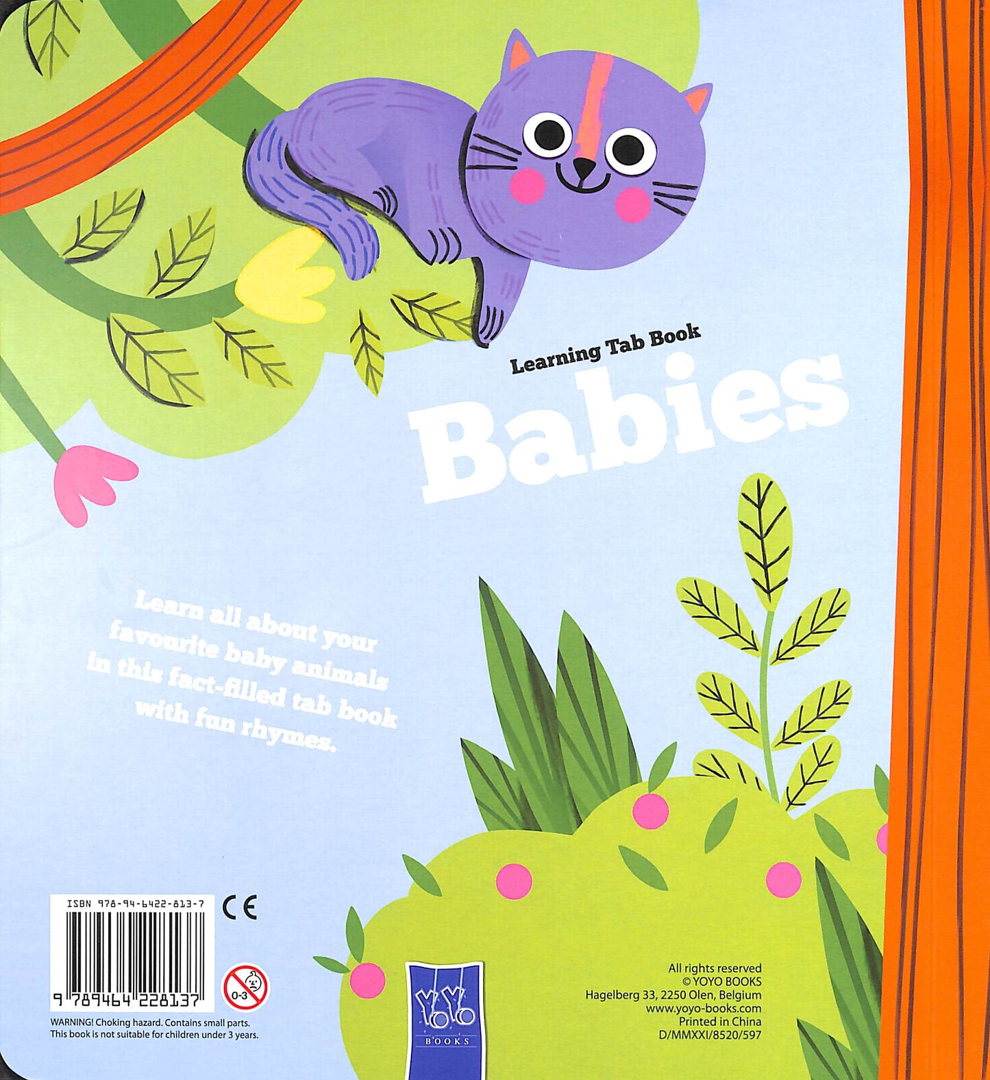 Learning Tab Book: Babies - Board Book