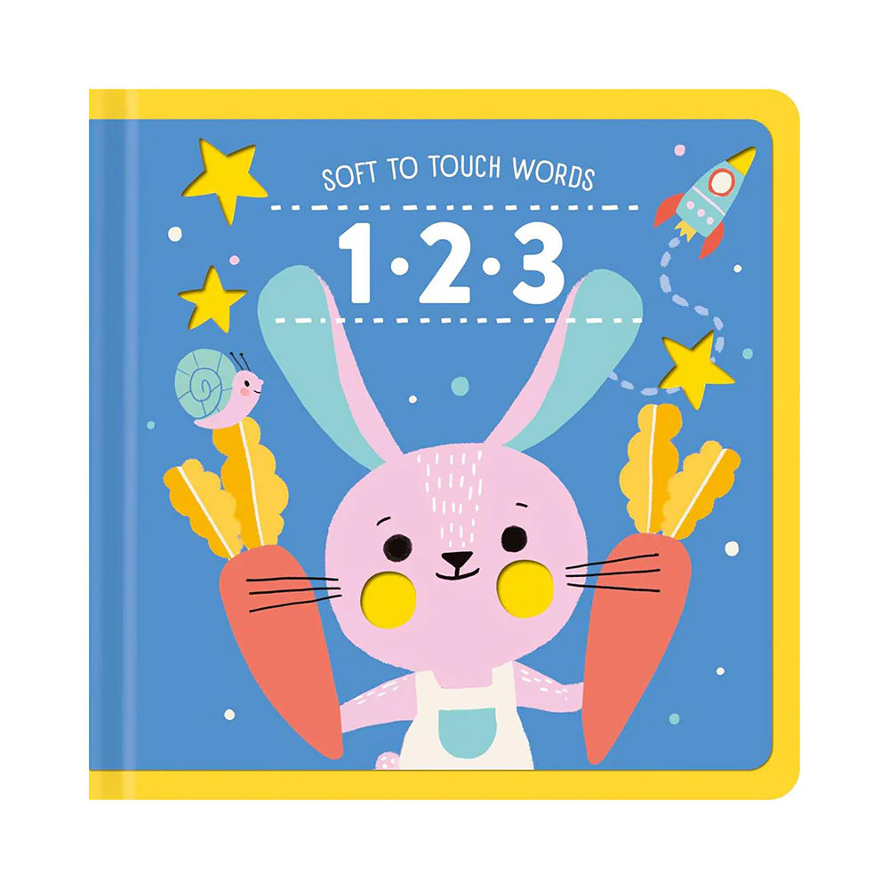 Soft to Touch Words: 1 2 3 - Board Book