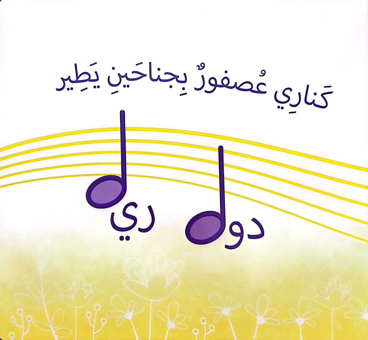 كناري يطير - سلسلة الرؤية اللمس الإحساس - ورق مقوى