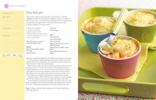 Baby and Toddler Food Diary - Hardcover