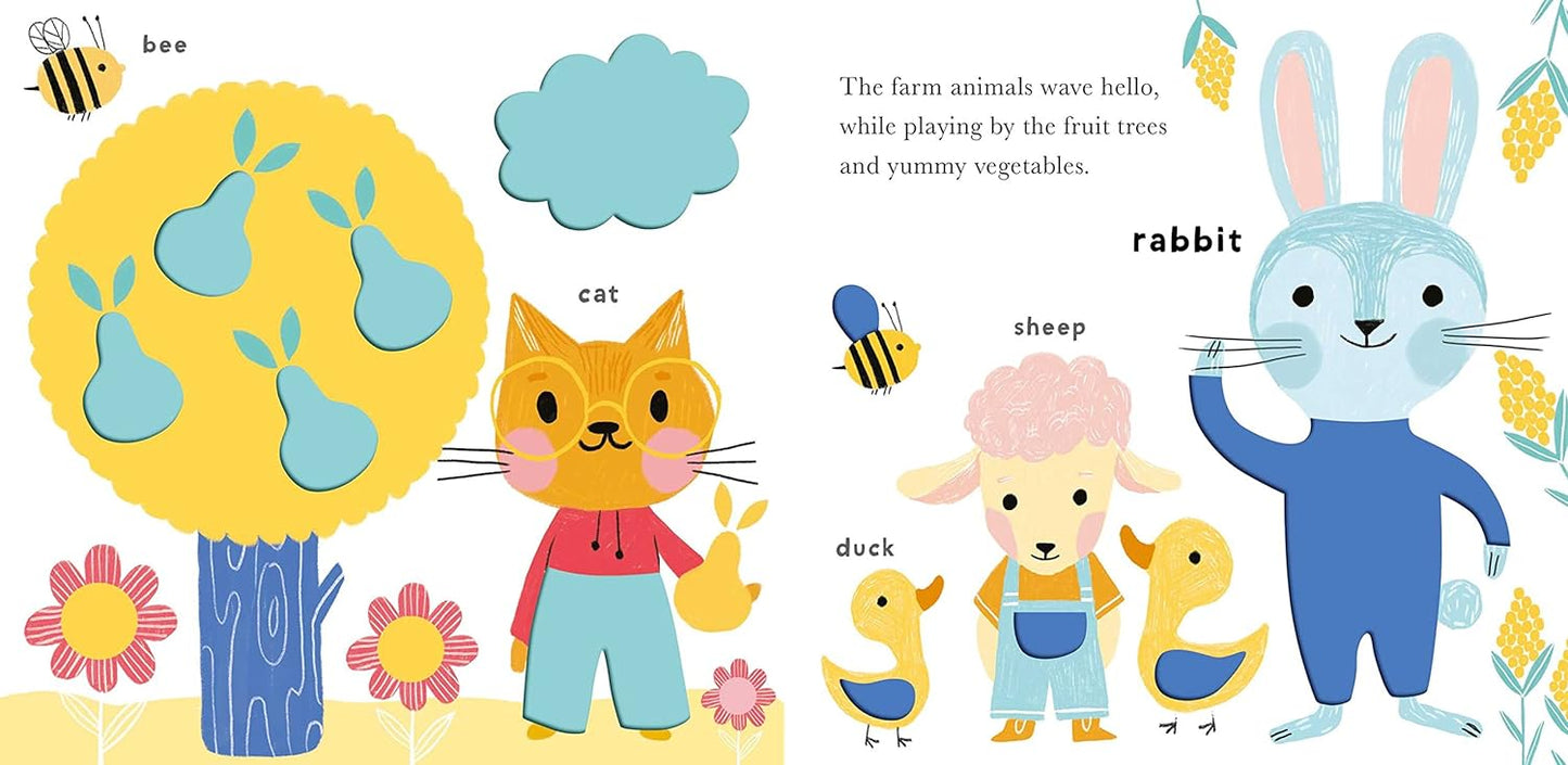Soft to Touch Words: Animals - Board Book