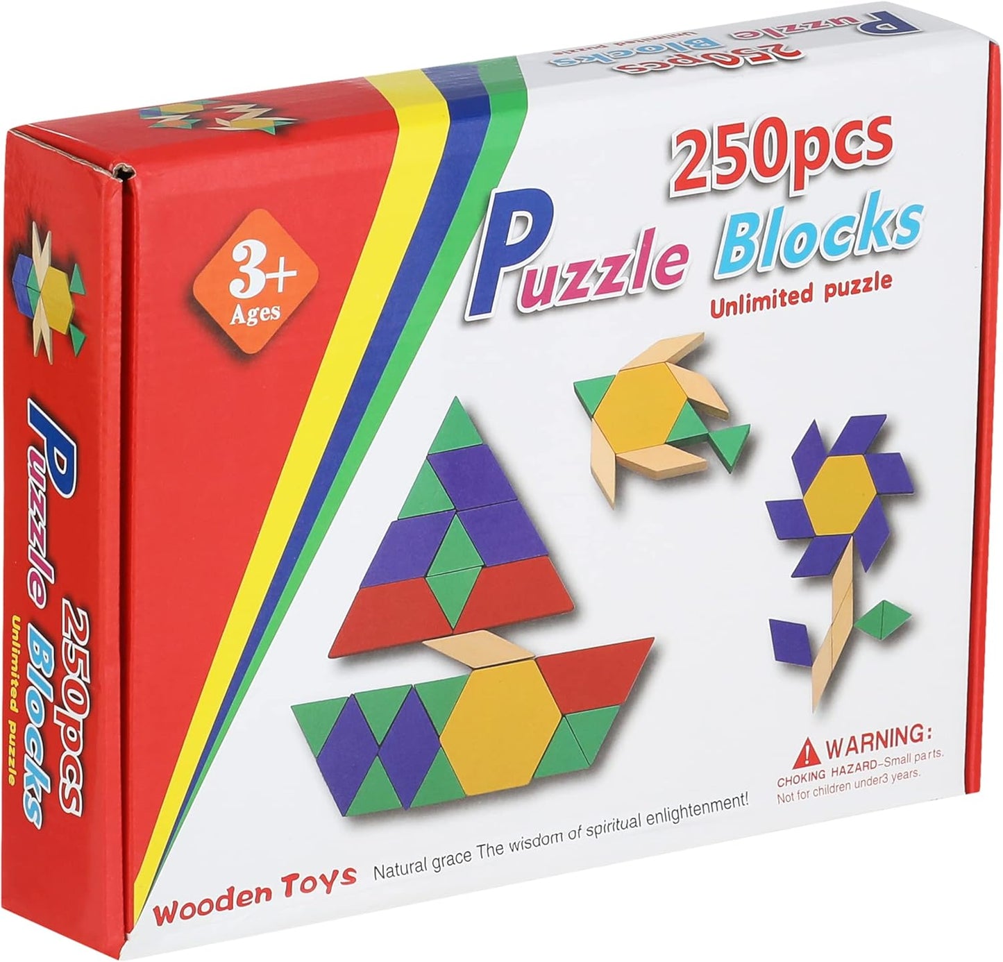 Puzzle Blocks - 250 Pcs - Wooden Toys