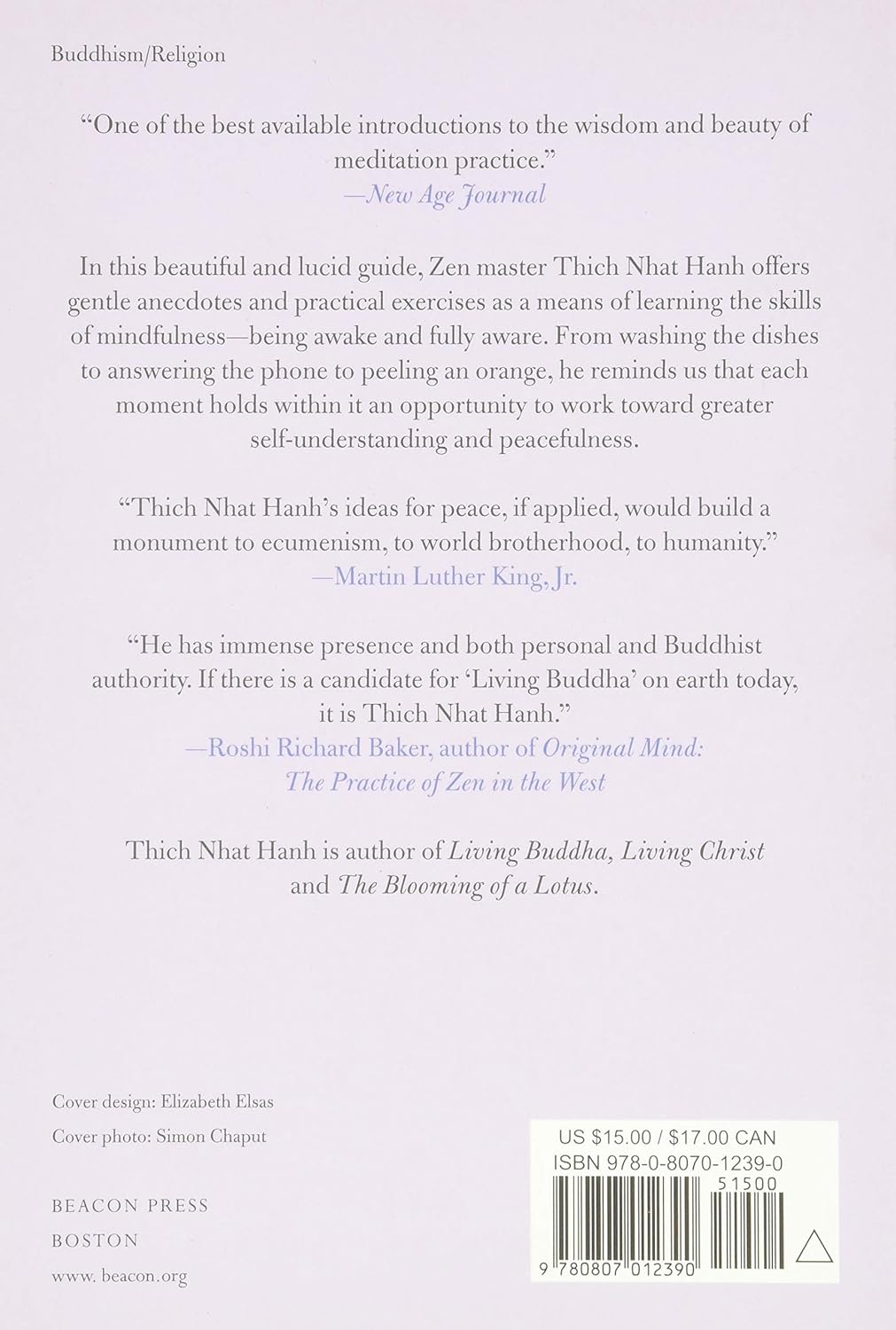 The Miracle of Mindfulness: An Introduction to the Practice of Meditation