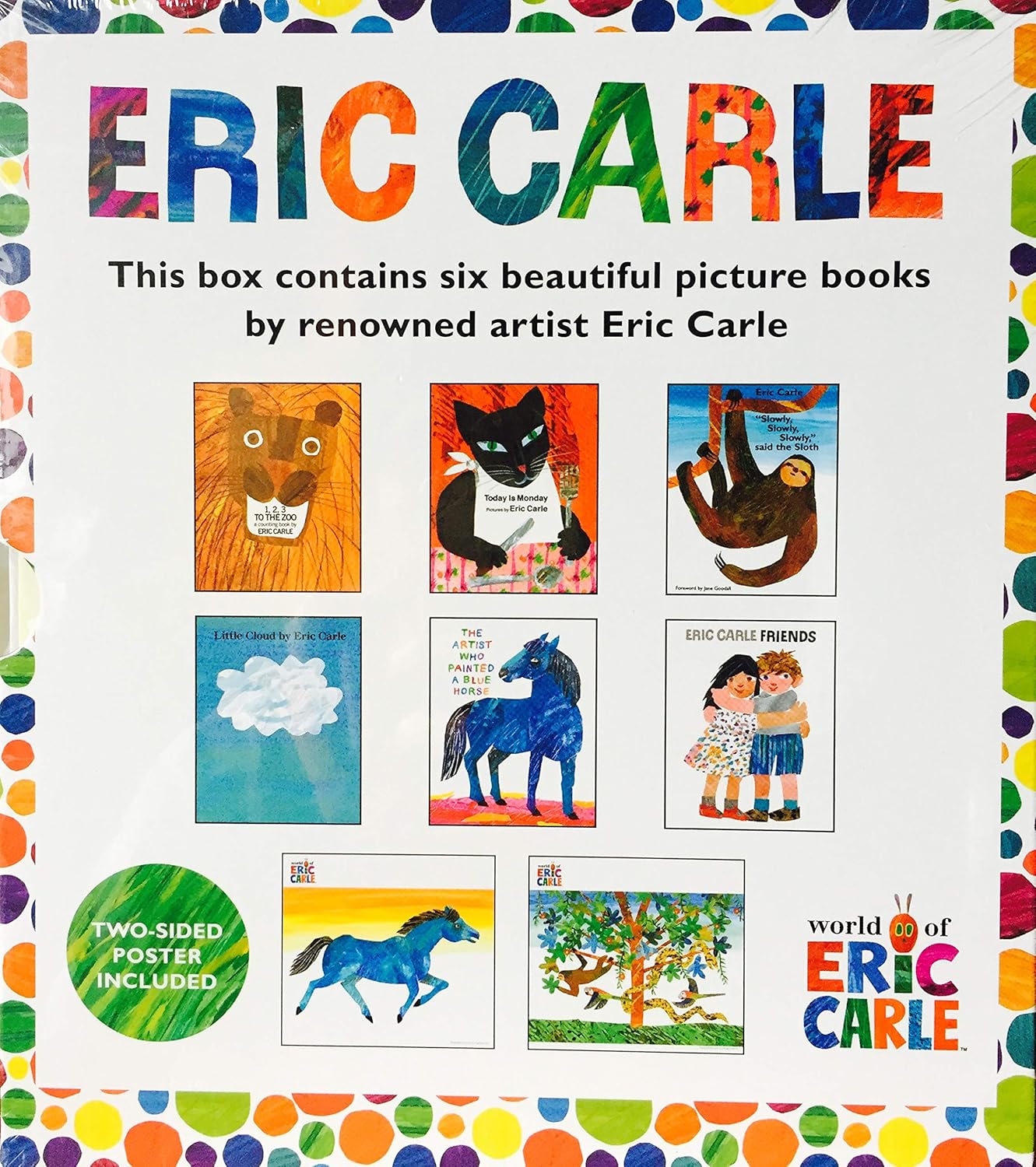 Eric Carle A Classic Picture Book Collection - (6 Books+ Poster) + Box
