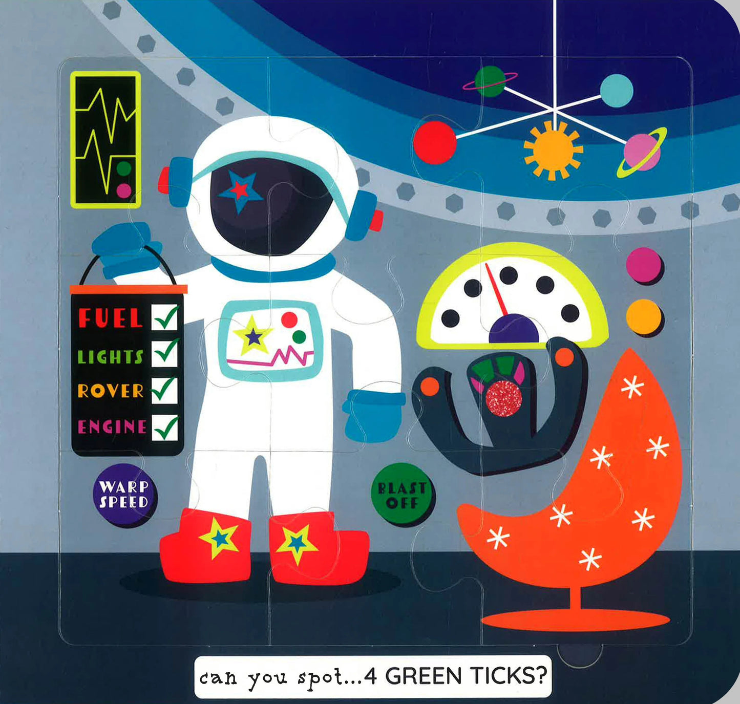 Space Jigsaw Book - Board Book