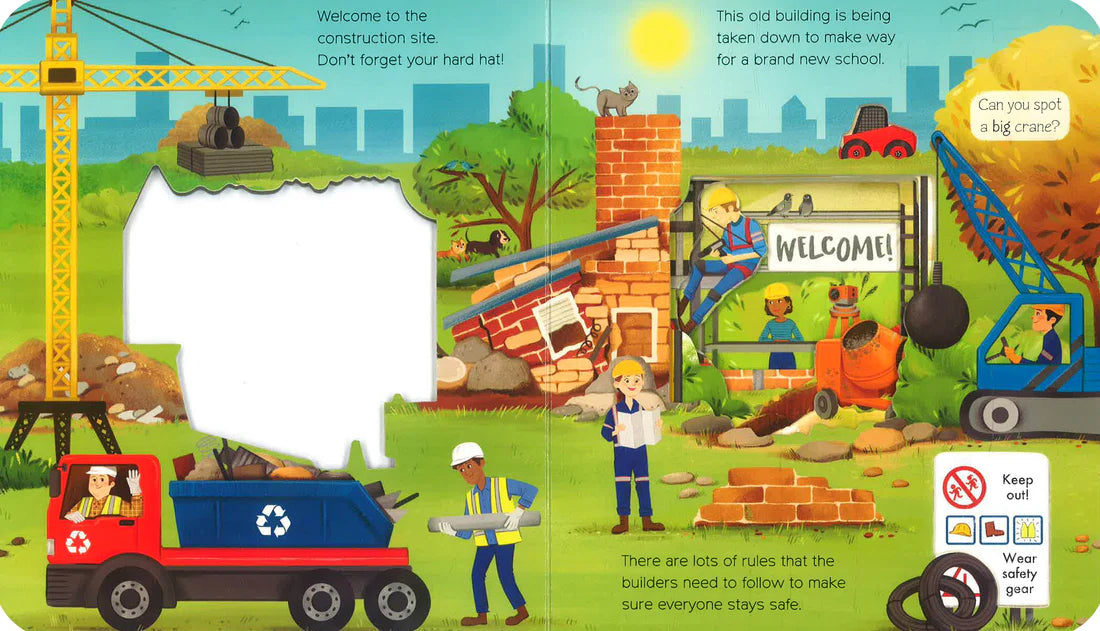 What Can You See on a Construction Site? - Board book