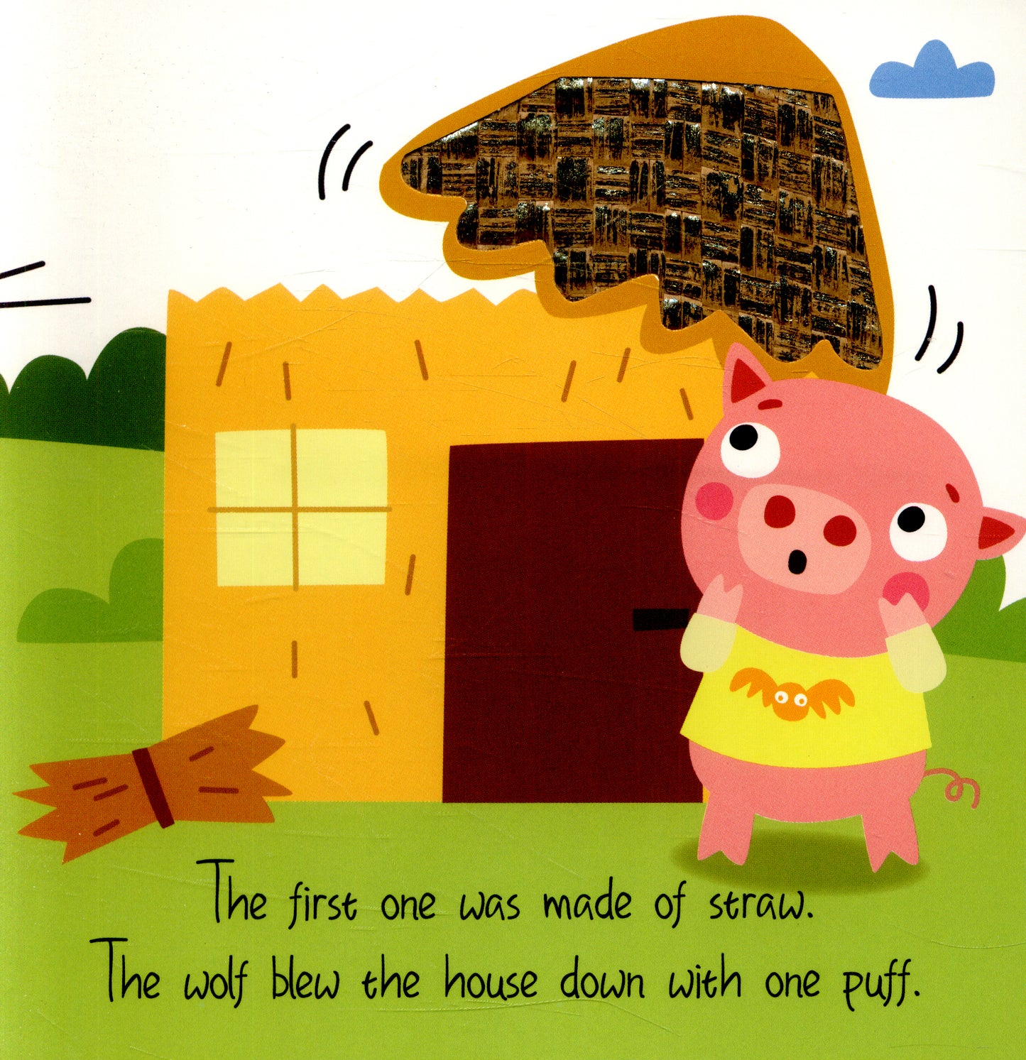 Fairy Tales to Touch: The Three Little Pigs - Board Book