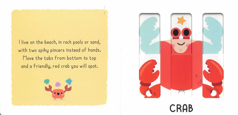 My First Sliding Puzzles Ocean Animals - Board Book