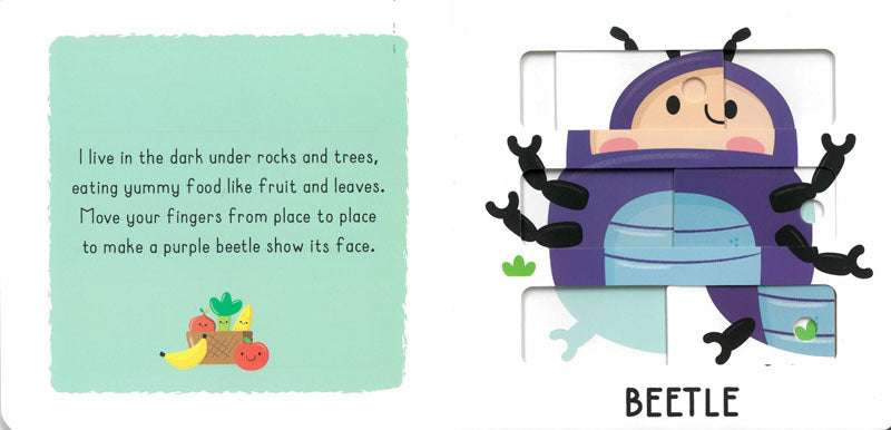 My First Sliding Puzzles: Small Animals - Board Book