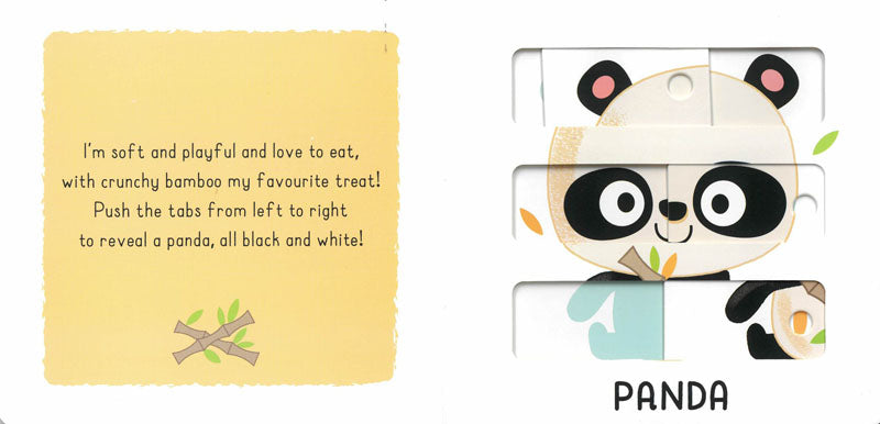 My First Sliding Puzzles: Zoo Animals - Board Book