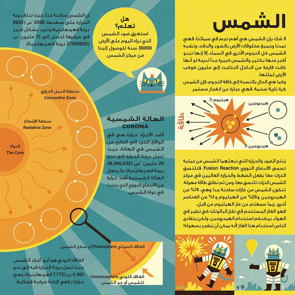 مغامرات البروفيسور آستروكات عبر آفاق الفضاء - غلاف مُقوّى