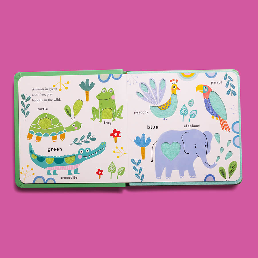 Soft to Touch Words: Colours - Board Book