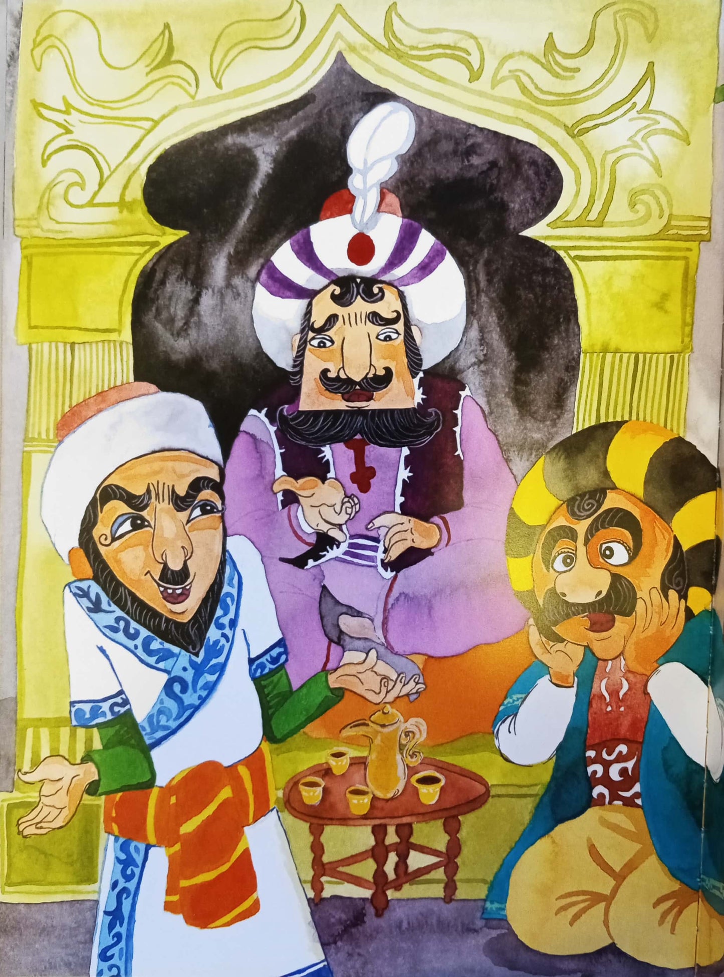 المغفل والخبيث - من وحي كليلة ودمنة - غلاف مُقوّى