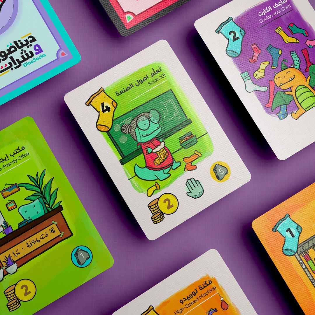 DinoSocks - لعبة ديناصورات وشرابات