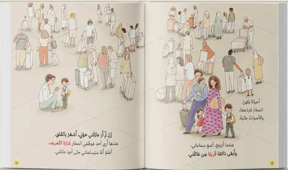 رحلة بالطائرة - غلاف مُقوّى