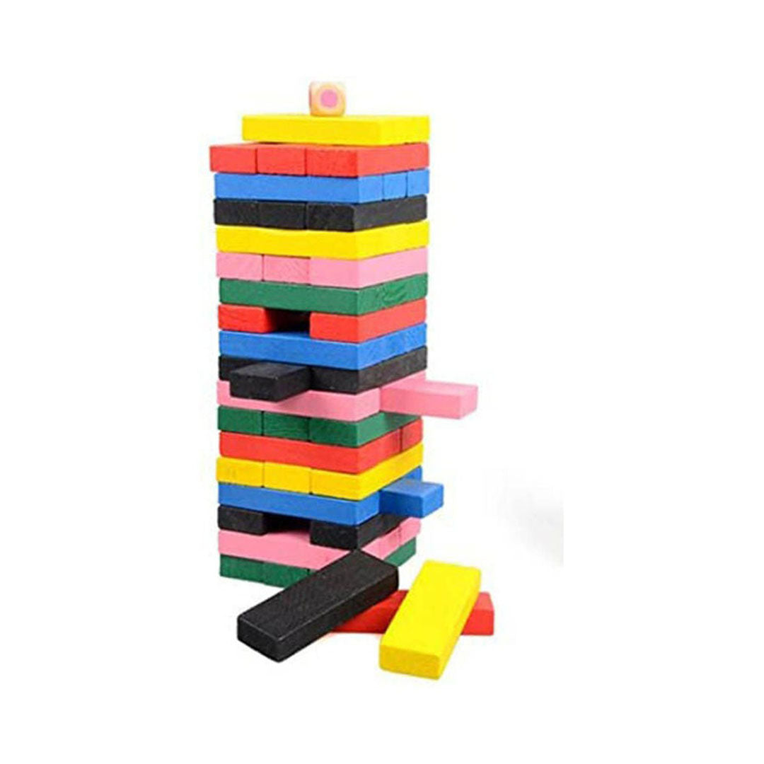 برج جنجا - ملون - 54 Blocks - علبة