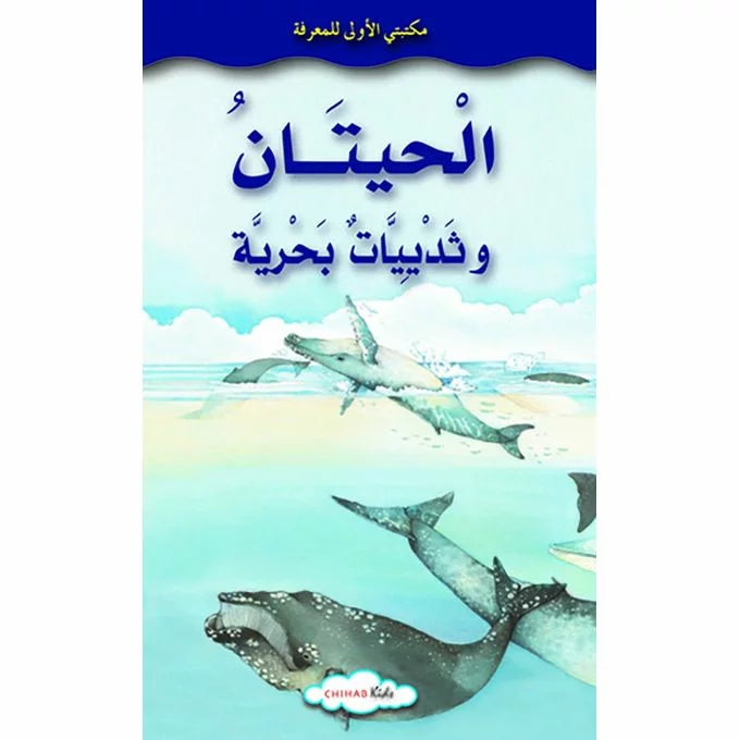 الحيتان وثدييات بحرية - سلسة مكتبتي الأولى للمعرفة - غلاف مُقوّى