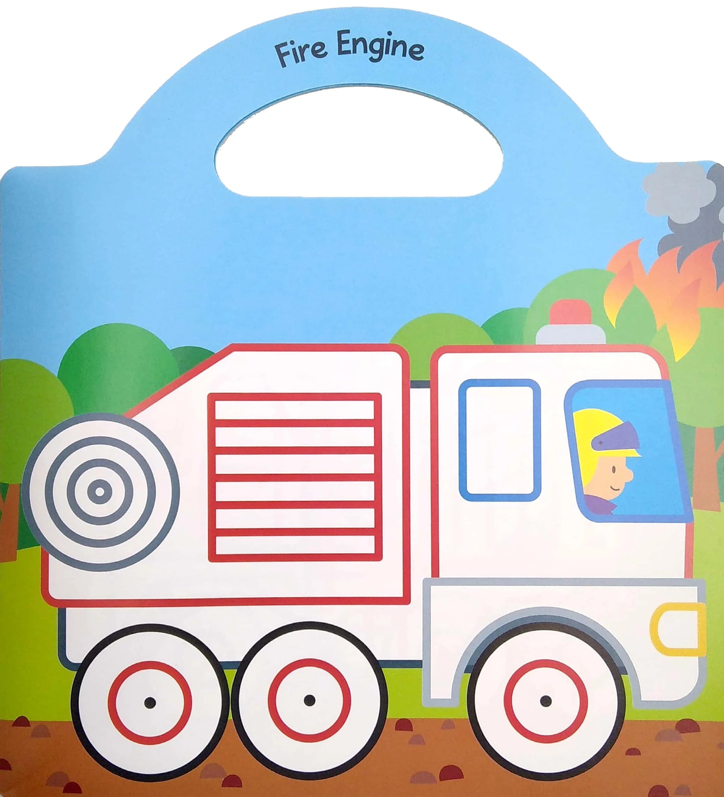 Trucks and Diggers - Things that Go - Sticker & Colour