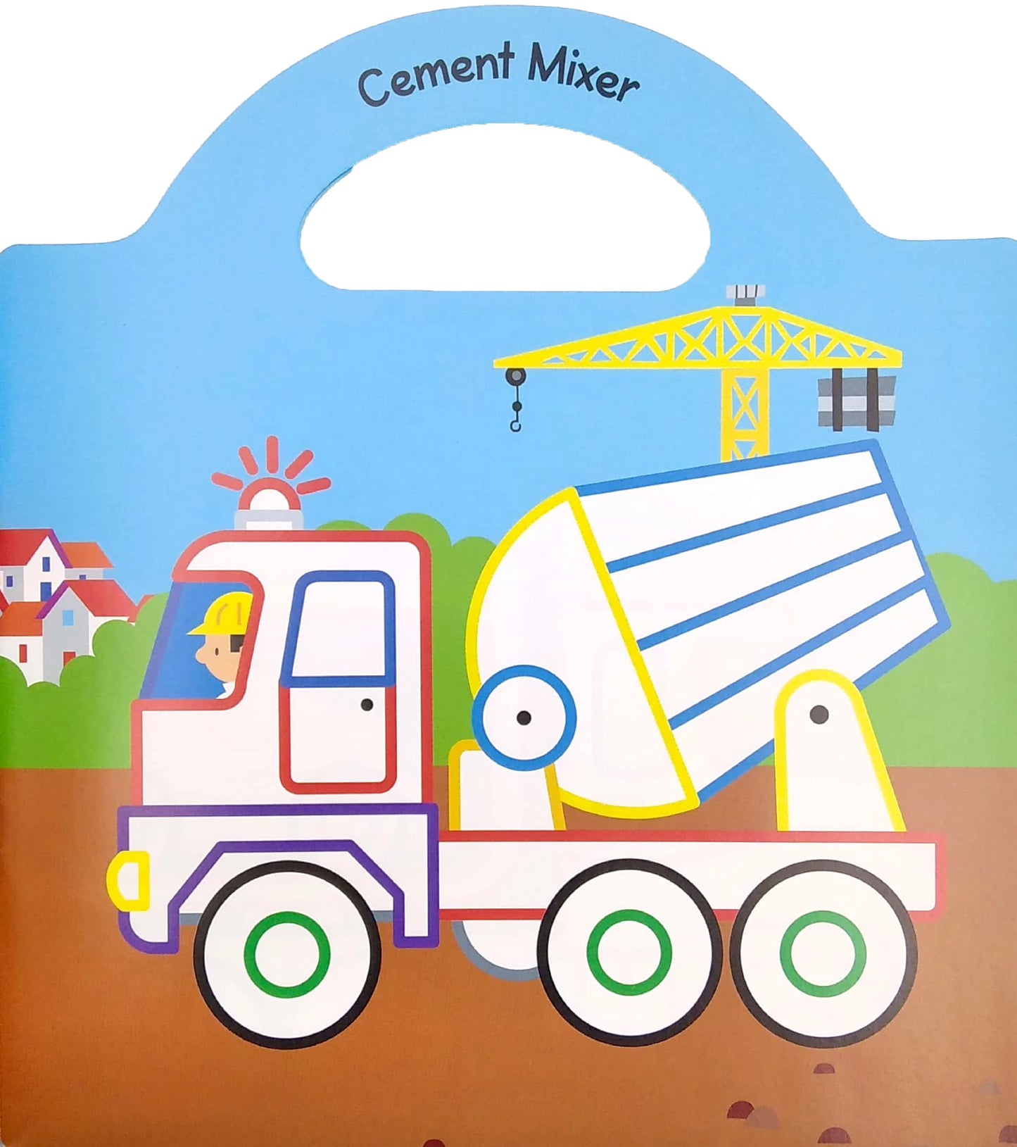Trucks and Diggers - Things that Go - Sticker & Colour