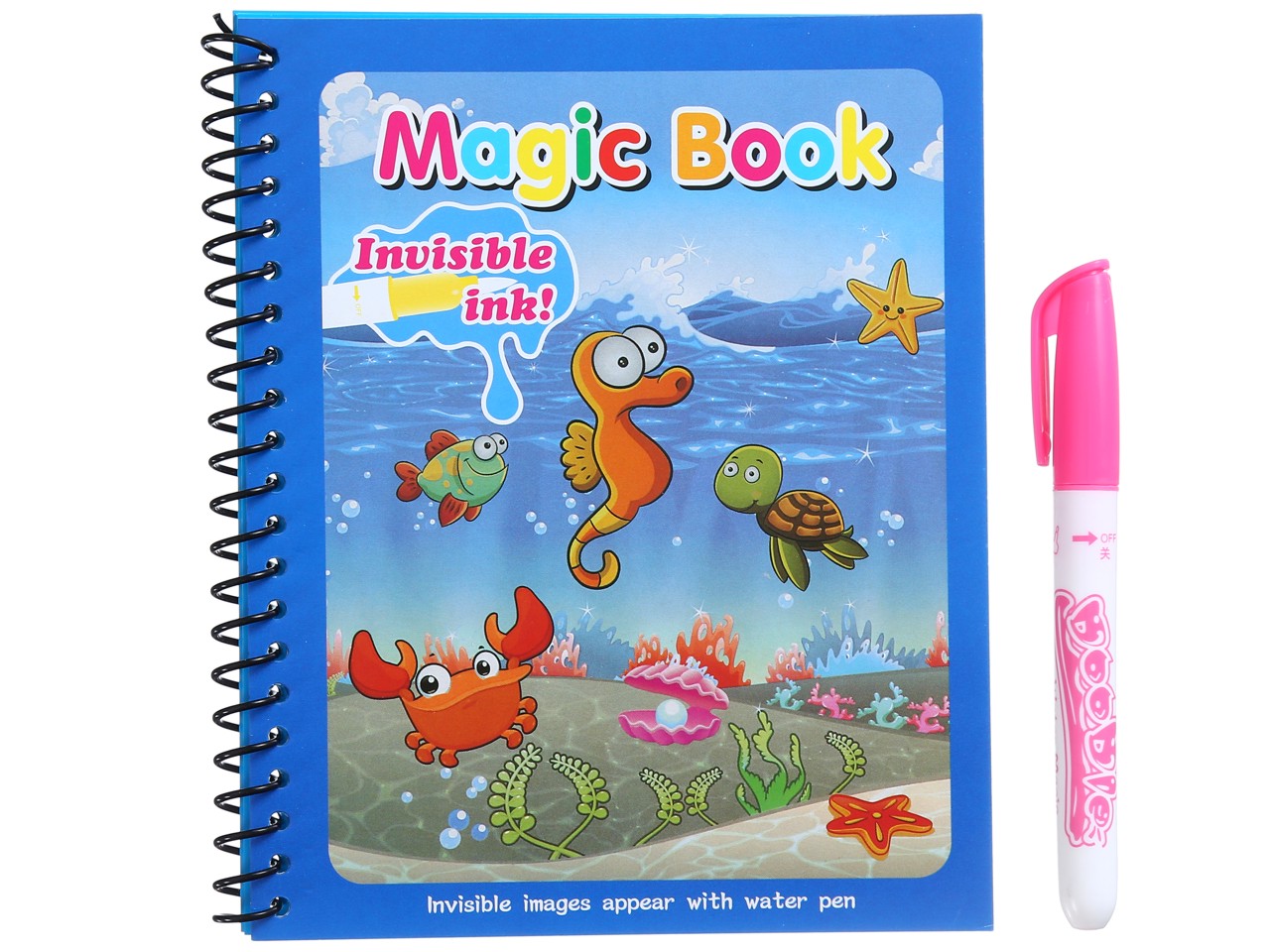 Magic Water Book - Invisible Ink