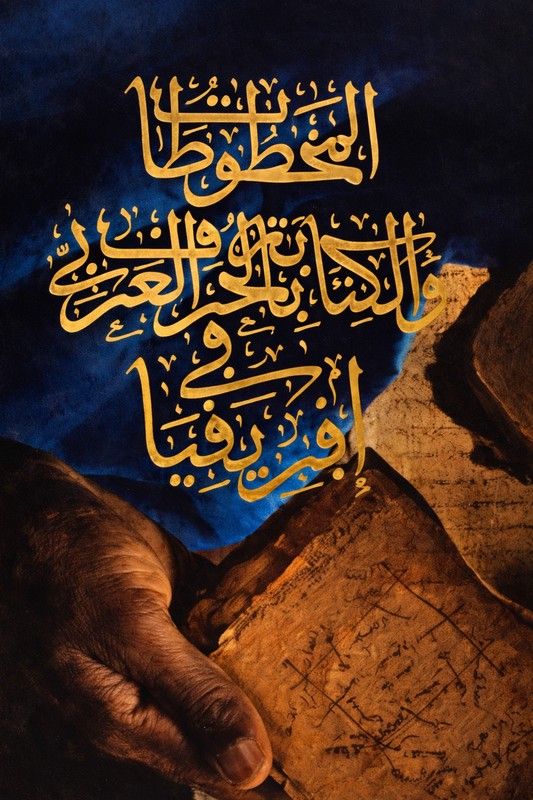 المخطوطات والكتابة بالحرف العربي في إفريقيا - غلاف مقوى - Manuscripts and Arabic script  writing in Africa