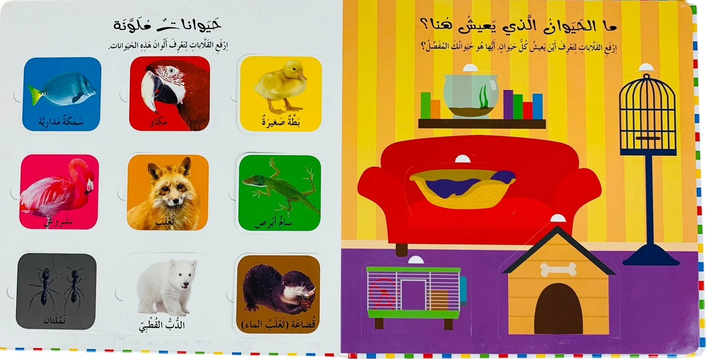أول 100 حيوان - سلسلة ارفع القلابة - ورق مُقوّى