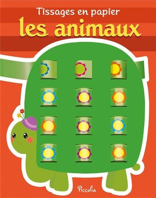 Tissages en papier - les animaux