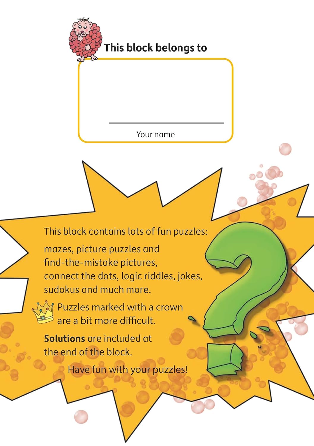 Puzzle Block - 7 Years and Up