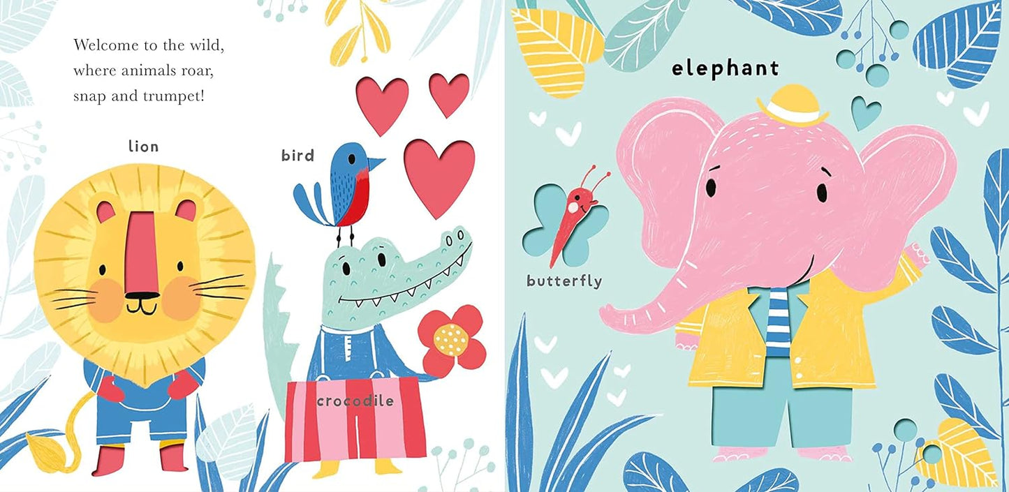 Soft to Touch Words: Animals - Board Book