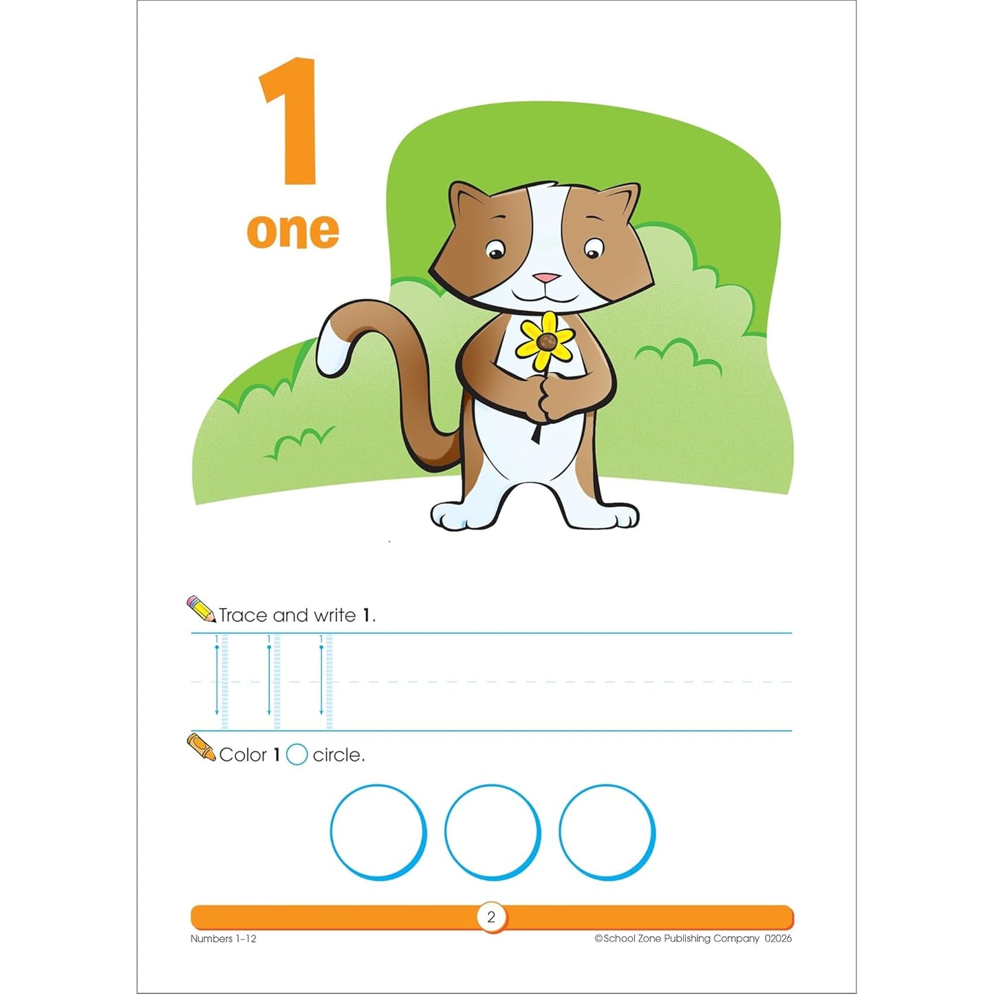 Numbers 1-12 Workbook