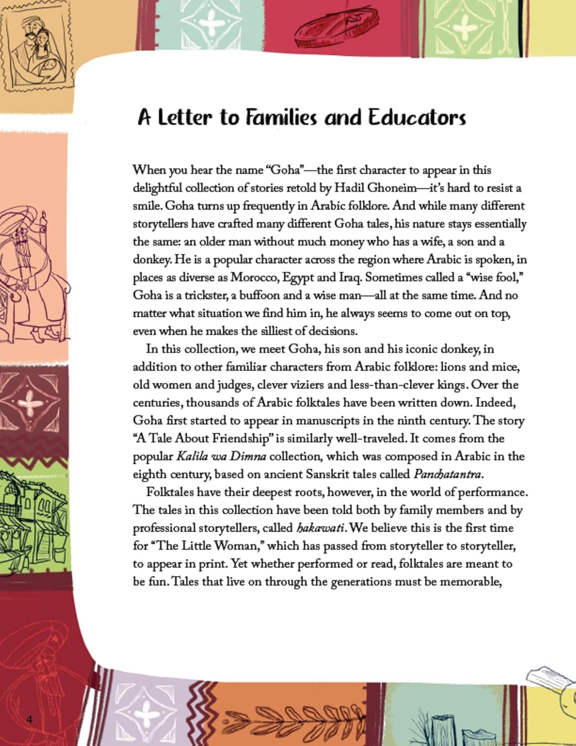 Arabic Folktales for Children: Timeless Stories to Share in English and Arabic : Hard Cover