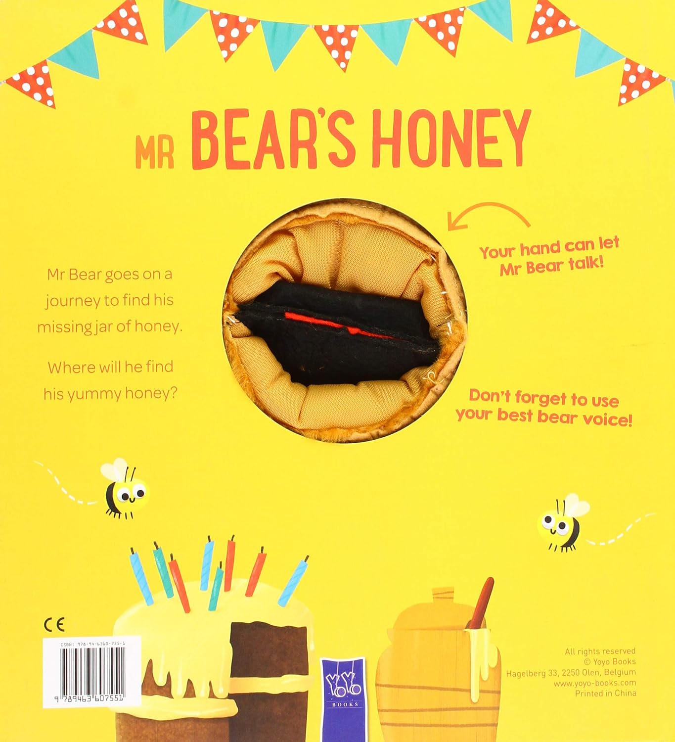My Bedtime Buddies: Mr. Bear's Honey - Board Book