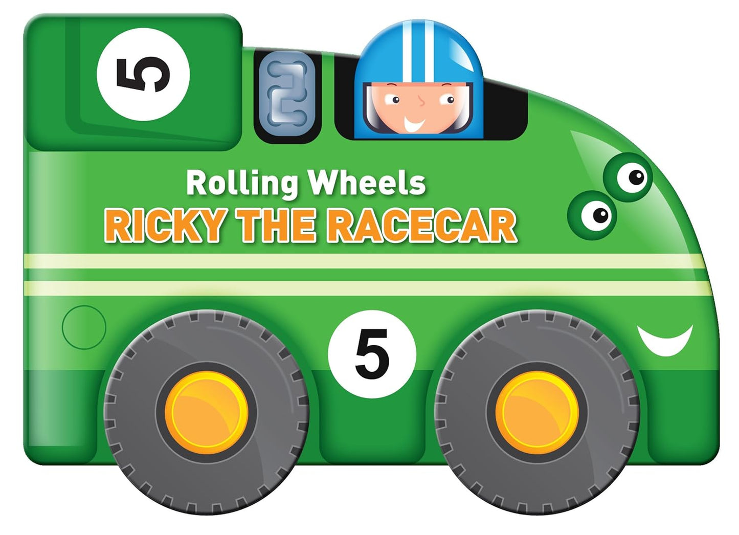 Rolling Wheels: Ricky the Racecar - Board Book