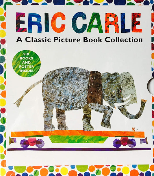 Eric Carle A Classic Picture Book Collection - (6 Books + Poster) + Box