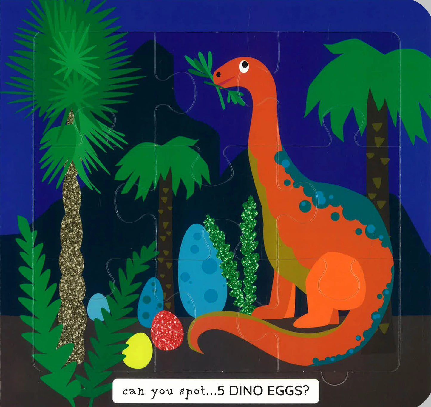 Dinousaurs Jigsaw Book - Board Book
