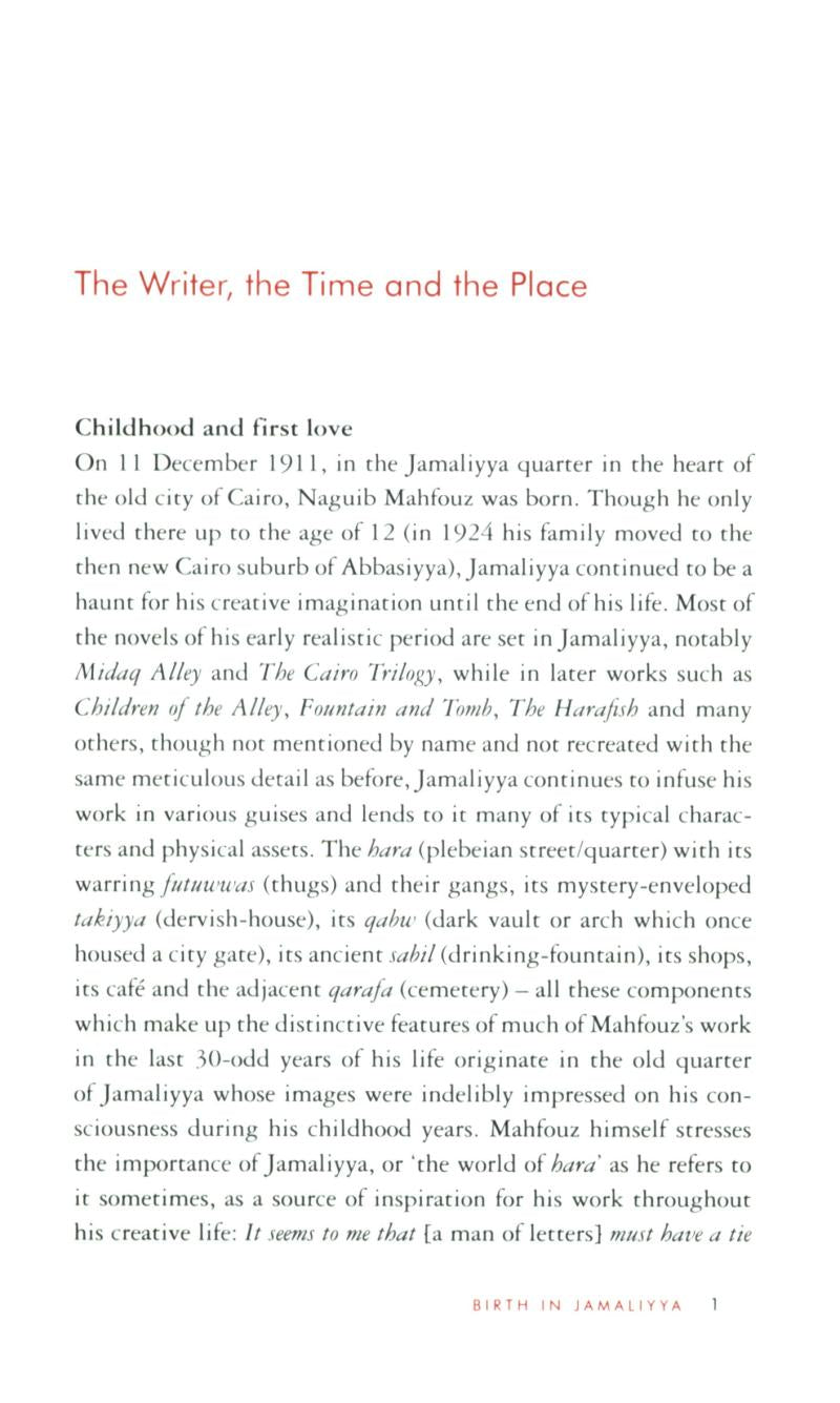 Naguib Mahfouz His Life and Times : The illustrated biography of the Nobel laureate