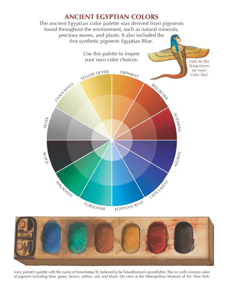 Tutankhamun  : An Artist's Coloring Book