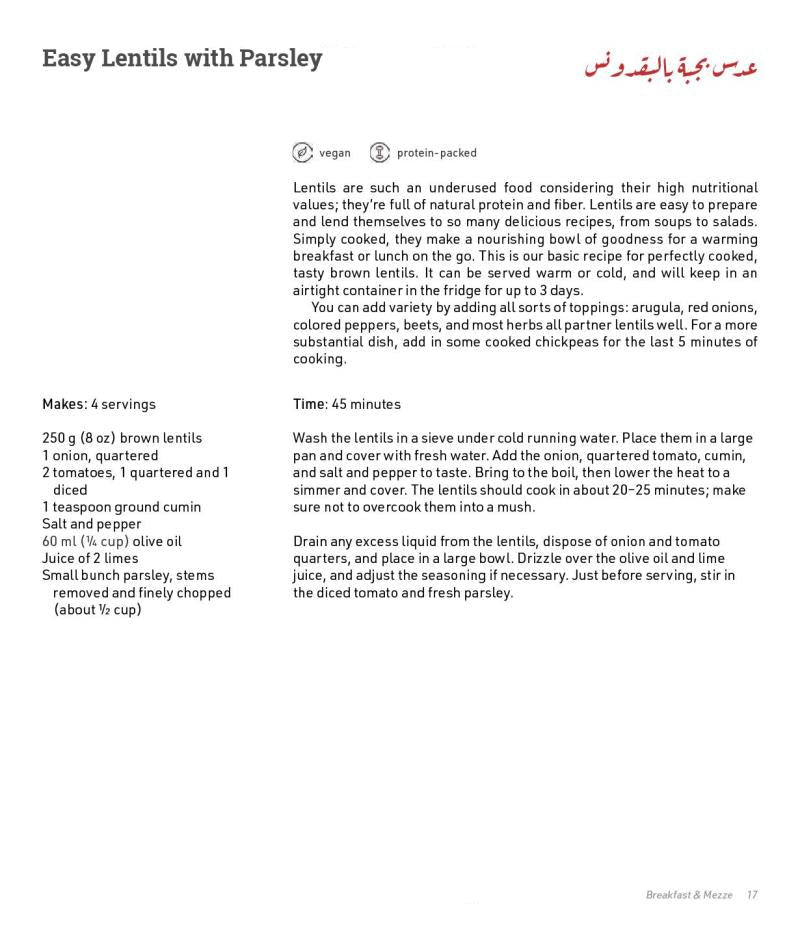 Bilhana Wholefood Recipes from Egypt, Lebanon, and Morocco