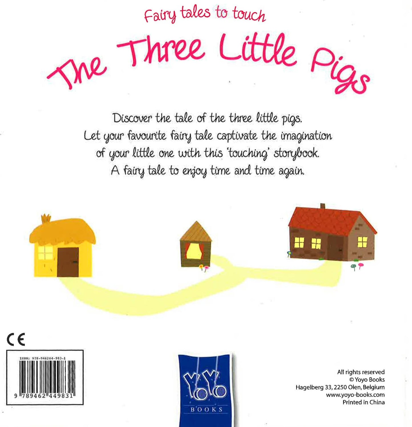 Fairy Tales to Touch: The Three Little Pigs - Board Book