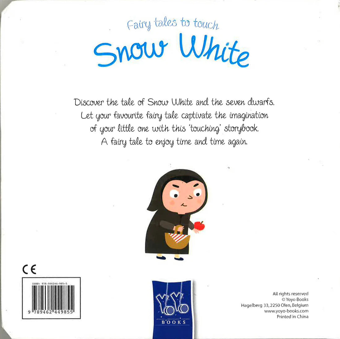 Fairy Tales to Touch: Snow white - Board Book