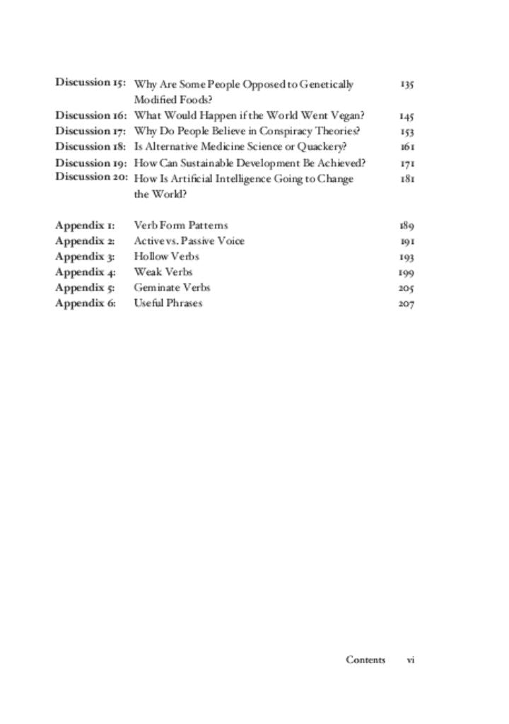 Advanced Arabic through Discussion 20 Lessons on Contemporary Topics with Integrated Skills and Fluency-building Activities