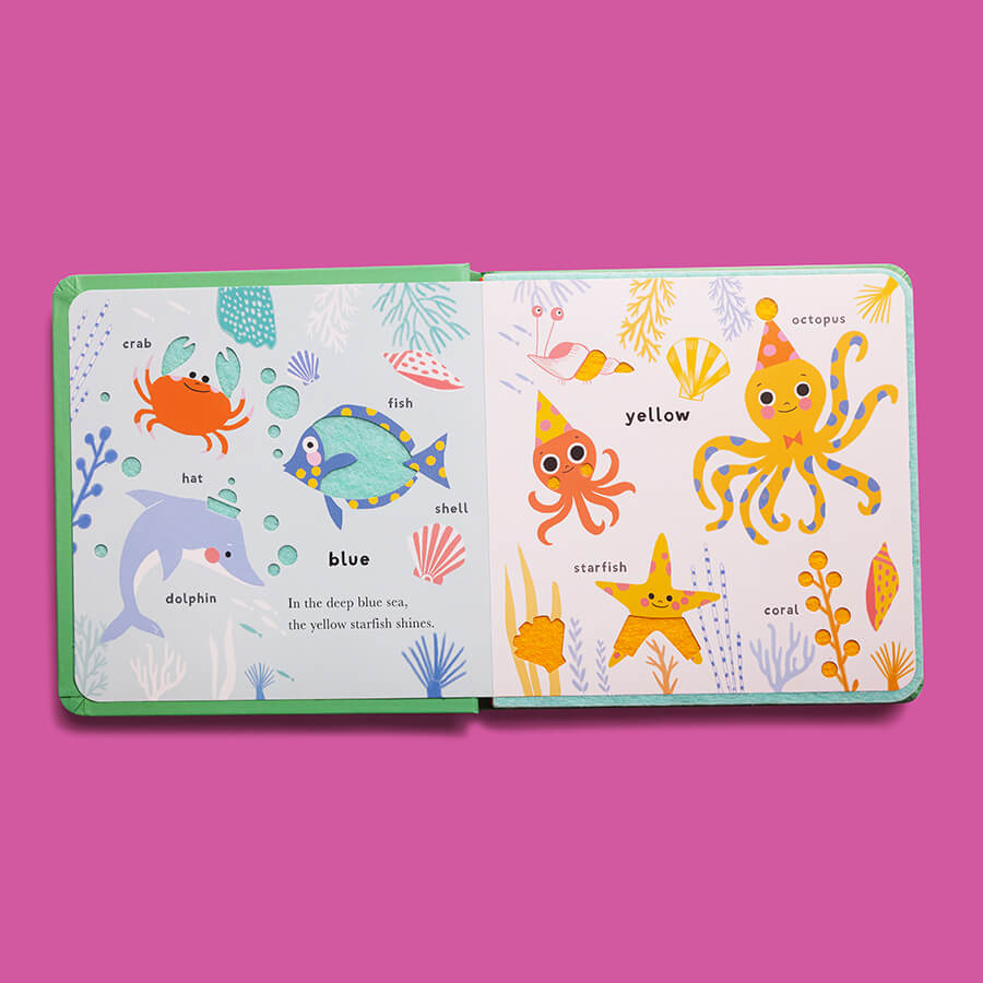 Soft to Touch Words: Colours - Board Book