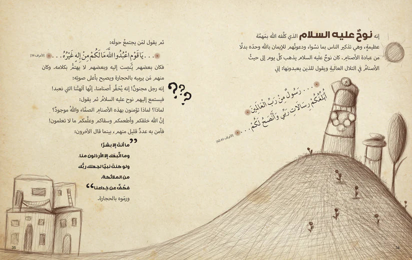 قصص الأنبياء - جزئين - غلاف مُقوّى