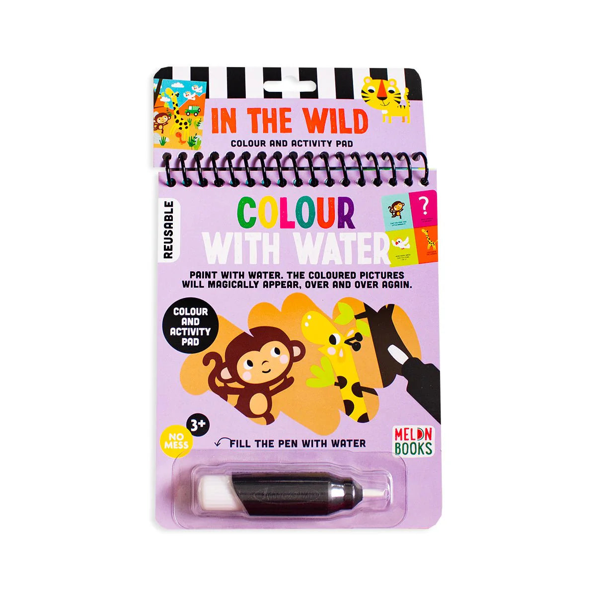 Colour with Water in the Wild Activity Pad
