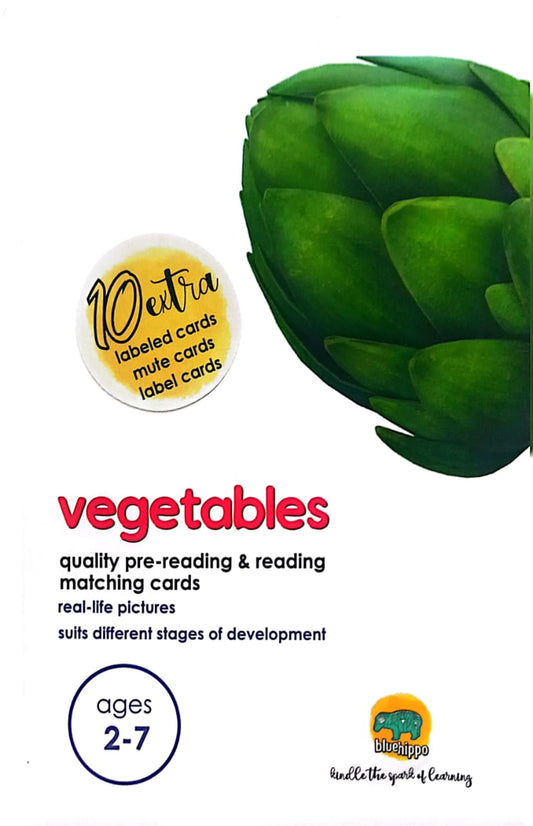 Vegetables  - Quality Pre-reading Preparation & Reading Matching Cards