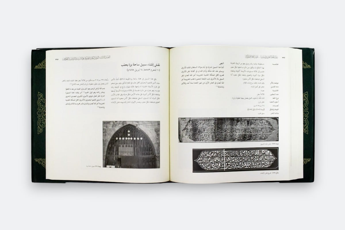 ديوان الخط العربي في سورية - نقوش العمائر المملوكية - غلاف مُقوّى