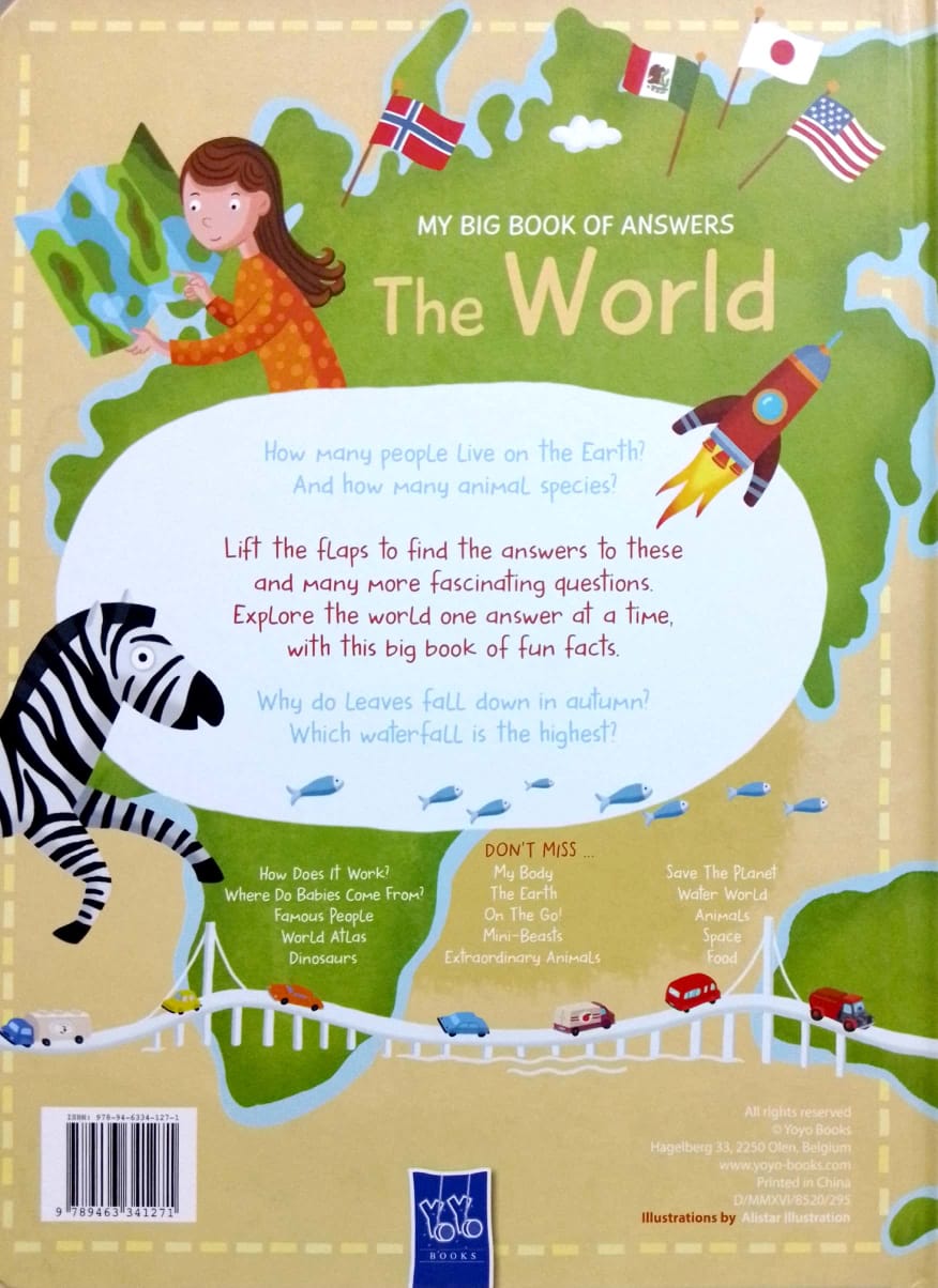 My Big Book Of Answers: The World - Board Book